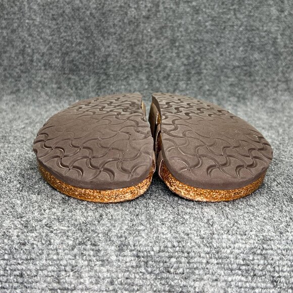 Birkenstock Mayari Sandals Womens Size 9 Brown Briko-Flor Buckle Strap Flip Flop - Picture 11 of 12